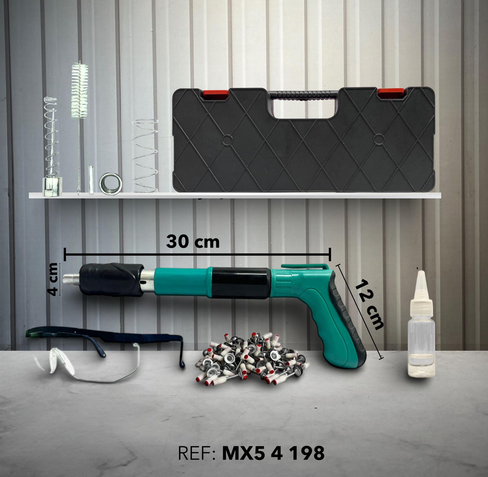 🔥 PISTOLA DE CLAVOS PROFESIONAL + 200 CLAVOS GRATIS + PAGO CONTRA ENTREGA