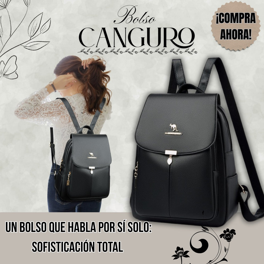 MOCHILA BOLSO DE CUERO PARA MUJER – SEGURIDAD Y ESTILO EN UNO