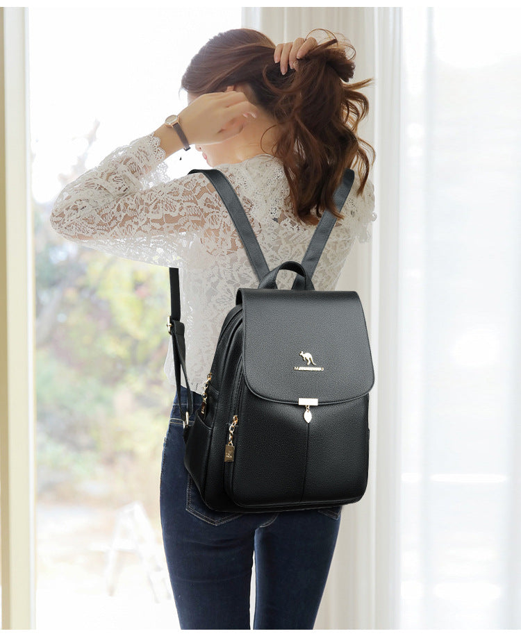 MOCHILA BOLSO DE CUERO PARA MUJER – SEGURIDAD Y ESTILO EN UNO